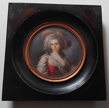 Ancienne peinture miniature d'occasion  Besançon
