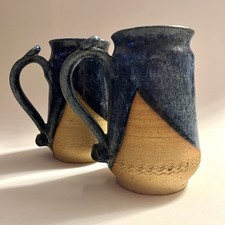 Pair studio pottery for sale  Easton