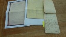 Ww2 notebook draft for sale  BRIGHTON