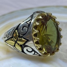 Anel masculino AAA 925 prata feito à mão joia turca multicolorida alexandrita todos os tamanhos comprar usado  Enviando para Brazil