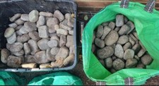Garden pebbles black for sale  BIGGLESWADE
