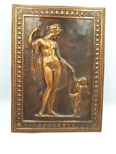 Painel de parede de cobre arte metal em relevo Afrodite e Eros mitologia grega comprar usado  Enviando para Brazil