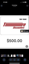 Tire discounters gift for sale  El Cajon