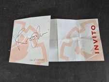 Autografo autograph originale usato  Italia