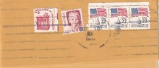 EUA 1987 5 SELOS DE PERFIN AMARRADOS A PEÇA DOBRADA DE COOK COUNTY IL RECORDER #19 comprar usado  Enviando para Brazil