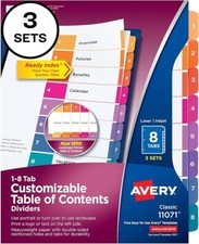 Avery tab dividers for sale  Brockton