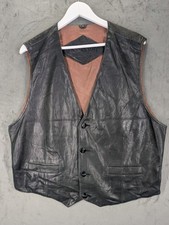 Trapper leather vest for sale  CHATHAM