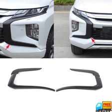 Tampa de para-choque dianteiro lateral ABS preto fosco acabamento para Mitsubishi L200 Triton 19-23 comprar usado  Enviando para Brazil