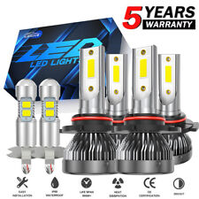 Kit combo de lâmpadas de faróis e neblina de LED para GMC Sierra 1500 2500 3500 1998-2000 comprar usado  Enviando para Brazil
