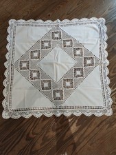 Tovaglietta cotone ricamata usato  Volpiano