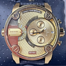 NOVO relógio Diesel Little Daddy DZ7363 "Only the Brave" tom dourado com nova bateria comprar usado  Enviando para Brazil