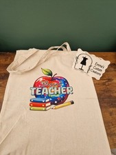 Personalised teacher tote for sale  WASHINGTON