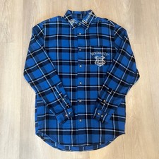 CAMISA MASCULINA DE FLANELA HARRY POTTER CAKEWORTHY Ravenclaw tamanho médio casual 100% algodão comprar usado  Enviando para Brazil