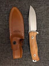 Faca de sobrevivência LionSTEEL M5 4,5" cabo de madeira de oliveira aço deslizante Bushcraft, usado comprar usado  Enviando para Brazil