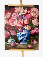 Painting flowers vase for sale  Broken Arrow