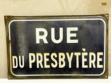 Ancienne plaque rue d'occasion  Diebling