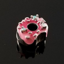 Novo Berloque PANDORA Espumante Polvilhado Rosa Donut Prata s925 comprar usado  Enviando para Brazil