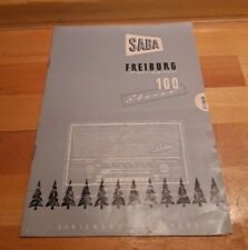 Bedienungsanleitung saba freib gebraucht kaufen  Grasberg