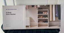 Usado, Empilhador de sapatos The Container Store 4 prateleiras branco comprar usado  Enviando para Brazil