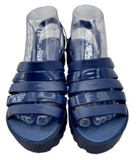 Sandálias pescador sustentável Navy Melissa tamanho 8 impermeável aroma chiclete, usado comprar usado  Enviando para Brazil