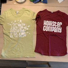 2x Pacote de Camiseta Y2K Abercrombie Hollister Babydoll Anos 2000 Mall comprar usado  Enviando para Brazil