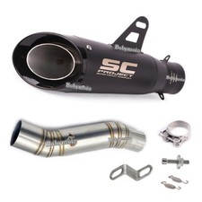 Usado, Silenciador de escape ponta tubo de ligação média preto para Honda CBR300R CB300F 2013-2021 comprar usado  Enviando para Brazil