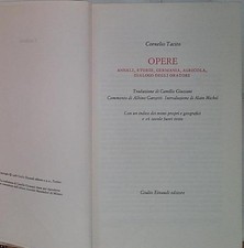 Tacito giussani opere usato  Italia