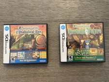 Professor Layton and the Diabolical Box & Unwound Future, caixas e apenas manual comprar usado  Enviando para Brazil