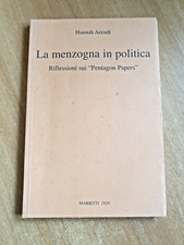 Menzogna politica. riflessioni usato  San Lorenzo Nuovo