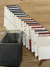 ORGANISER-TIME MANAGER ORIGINAL/FILOFAX PERSONAL SIZE STORAGE BOX & 300 SHEETS comprar usado ORGANISER-TIME MANAGER ORIGINAL/FILOFAX PERSONAL SIZE STORAGE BOX & 300 SHEETS comprar usado  Enviando para Brazil