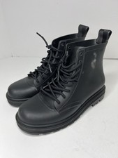Mini Botas Plataforma Melissa Coturno Black Jelly com Cadarço Tamanho 4/EU35, usado comprar usado  Enviando para Brazil