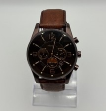 Relógio de pulso masculino Fossil FS-4386 cronógrafo quartzo analógico com pulseira de couro comprar usado  Enviando para Brazil