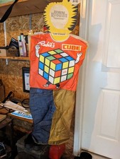 1980? FATO DE HALLOWEEN RUBIK'S CUBE COLLEGEVILLE MÉDIO COM CABIDE comprar usado  Enviando para Brazil