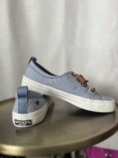 Tênis Sperry Top Sider Feminino Crest Vibe Azul Xadrez com Cadarço STS85240 | 6, usado comprar usado  Enviando para Brazil
