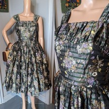 Vintage 50s taffeta for sale  TELFORD