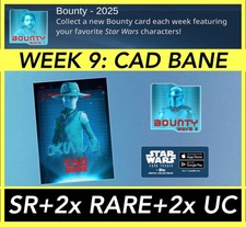 Usado, SEMANA 9 CAD BANE SR+R+UC BOUNTY 2025-TOPPS STAR WARS CARD TRADER comprar usado  Enviando para Brazil