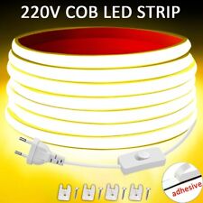 Striscia LED COB 220V Alta Luminosità 2835 Impermeabile Nastri Flessibile Luce na sprzedaż  Wysyłka do Poland