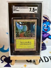 Magic MTG Forest beta SGC 7.5 - (NO Bgs Psa mox secret alpha commander pauper) na sprzedaż  Wysyłka do Poland