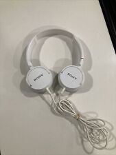 Usado, Fones de ouvido Sony MDR-ZX100 estéreo branco fones de ouvido finos giratórios dobráveis em excelente estado usado viagem comprar usado  Enviando para Brazil