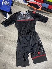 Terno triplo sem mangas SUNDRIED Triathlon RaceLine tamanho G masculino preto vermelho Elite comprar usado  Enviando para Brazil