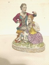 Groupe porcelaine polychrome d'occasion  Templemars