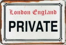 Private rusty tin for sale  RUISLIP
