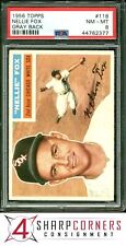 1956 TOPPS #118 NELLIE FOX WHITE SOX HOF CINZA TRASEIRO PSA 8 comprar usado  Enviando para Brazil