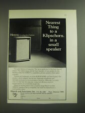 1974 klipsch heresy usato  Spedire a Italy