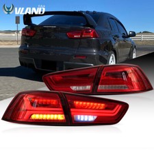 Luzes traseiras de LED vermelhas VLAND com giro sequencial para 2008-2017 Mitsubishi Lancer&EVO X comprar usado  Enviando para Brazil