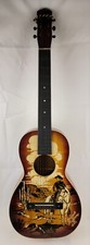 Guitarra Regal Parlor vintage década de 1940 Buck Jones e prata imaculada! comprar usado  Enviando para Brazil