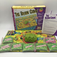 The Brain Game 9 to Adult (Discovery Toys) Fun Board Family Party raro 2007 vintage comprar usado  Enviando para Brazil
