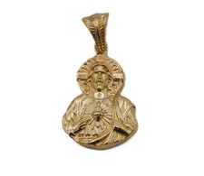 NOVO!! Pingente de ouro amarelo Jesus Sagrado Coração (Sagrado Corazon)  comprar usado  Enviando para Brazil