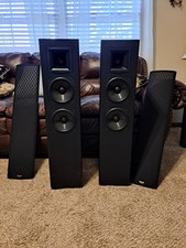 Pair klipsch black for sale  Harrisonville