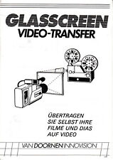 Glasscreen video transfer gebraucht kaufen Glasscreen video transfer gebraucht kaufen  Morsbach